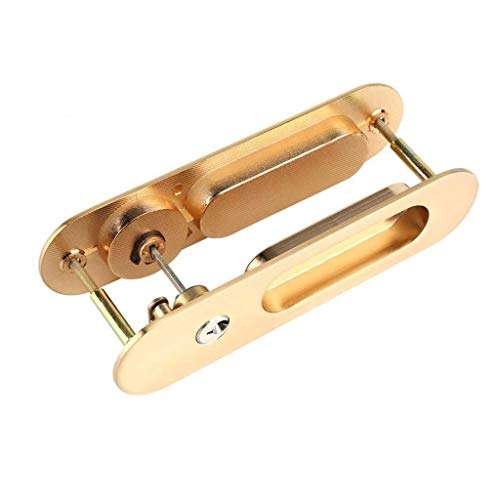 TJLSS Sliding Door Lock Handle Anti-Theft with Keys for Barn Wood Furniture Hardware Door Latch Lock for Double Doors 1