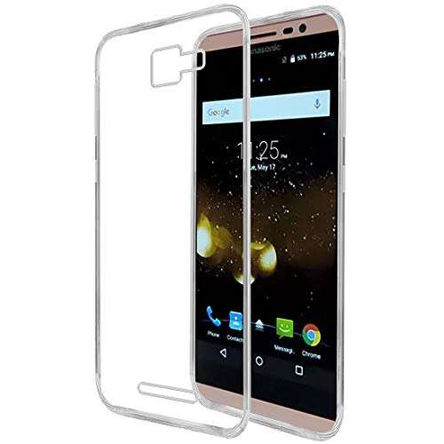 Amazon Brand - Solimo Mobile Cover for Panasonic Eluga I3 (Soft & Flexible Back Case), Transparent 1