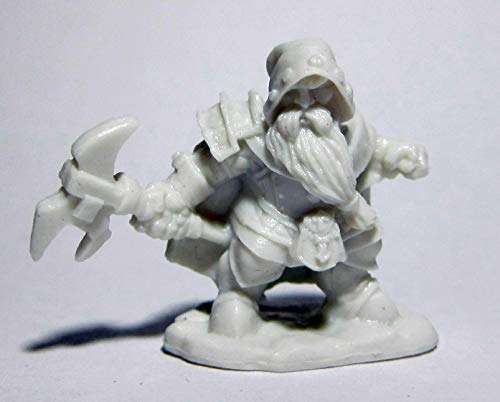 Reaper Miniatures Durok, Dwarf Ranger #77480 Bones Unpainted Plastic Mini Figure