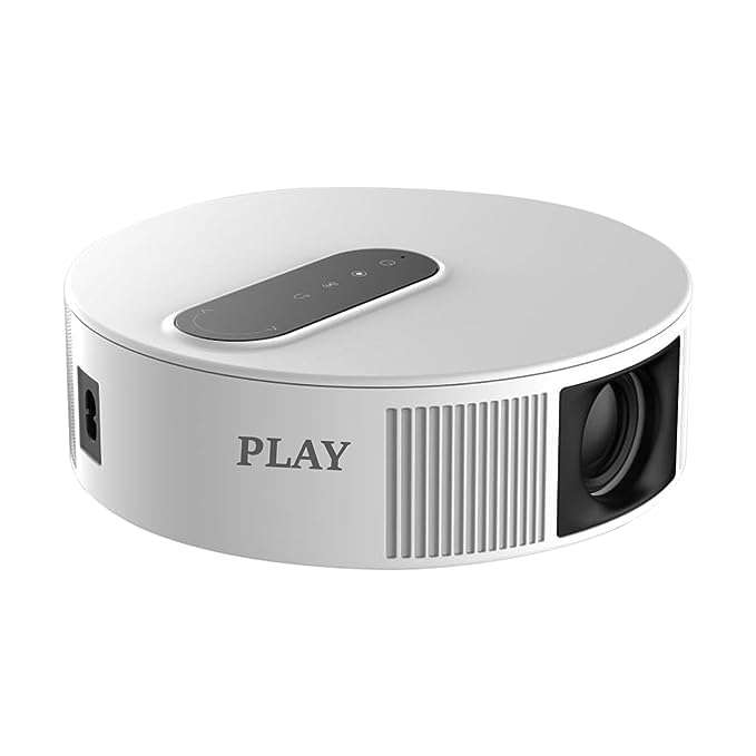 Play Android 9 New Launched 2024-P2 Full HD 1080P Touch Sensor Smart LED Display 4D Keystone with Efficient WiFi Mirroring with Inbuilt Speaker 5500lm, Electric Remote Focusing Projector 1