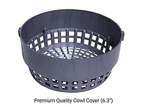 Asha Appliances Cowel Cover for Kitchen Chimney Exhaust Duct Pipe (6", Grey) 4