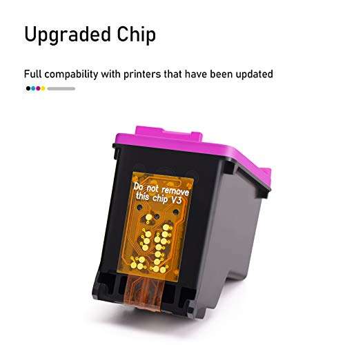 ESTON 64XL Remanufactured Replacements for HP 64XL 64 XL Black & Tri-Color Ink Cartridges, 4 Pack (N9J91AN N9J92AN) for HP Envy Photo 6252 6255 6258 7155 7158 7164 7855 3