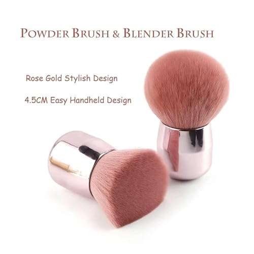 NEVSETPO Deluxe Luxury Makeup Brushes Gift Set Professional Premium Super Soft Make up Brush for Kabuki Foundation Concealer Powder with Travel Makeup Organizer Carry Pouch(Purple) 4