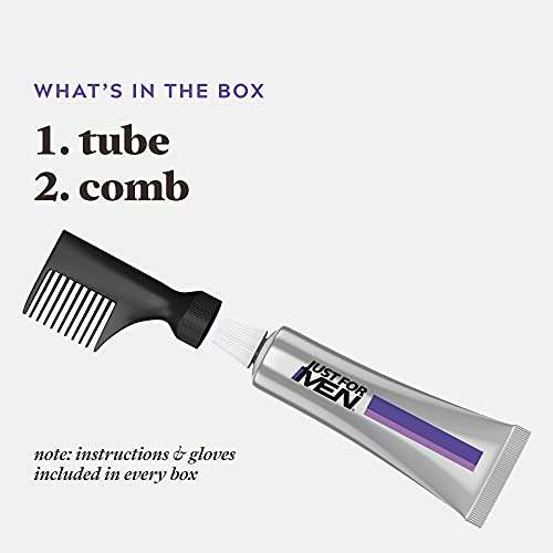 Just for Men Touch of Gray Hair Colour, 81.6g - Dark Brown T-45 3