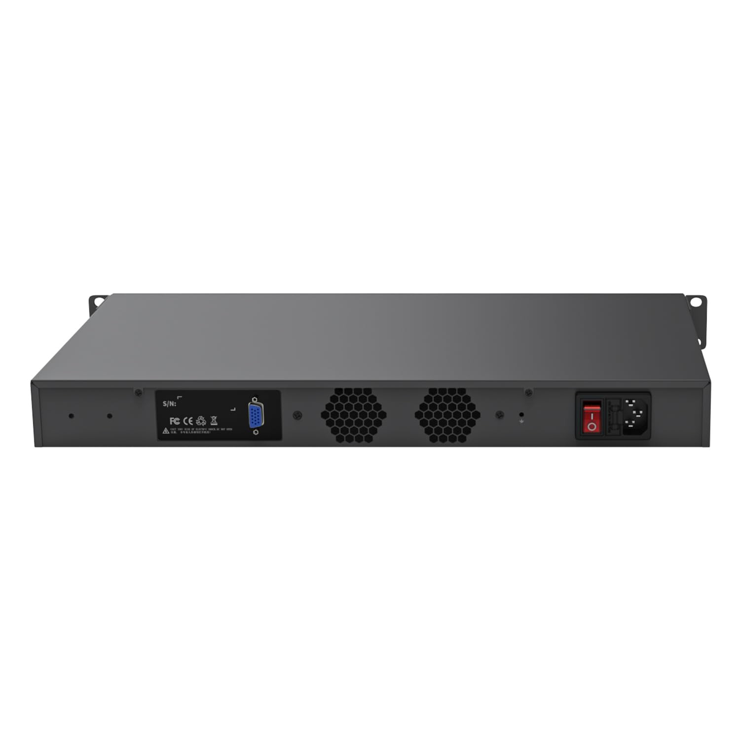 Partaker 1U Rackmount Firewall Hardware, OPNsense, VPN, Network Appliance, I9 12900, S12, AES-NI, 6 x I226-V 2.5Gbe, 2 x 10G SFP, 2 x USB3.0, COM, VGA, 32GB RAM, 1TB SSD 4