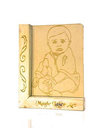 Unique Personalized Engraved Photo Plaque Gift for Everyone (8 x 6 inches, Wood) 1