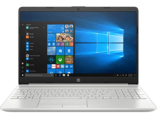 HP 15 11th Gen Intel Core i5-1135G7 Thin and Light 15.6 inches FHD Laptop (8GB DDR4, 256GB SSD + 1TB HDD, Windows 10 Home, MS Office, 2GB MX350 Graphics, FPR, Natural Silver, 1.76 Kg), 15s-du3047TX