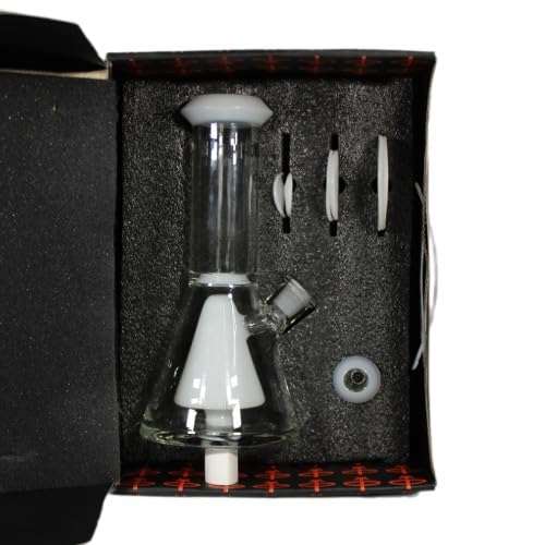 Toker 25cm (10inches) Andes Glass Bong With Glass Bong Shooter 7mm thickness Diffuser Bong 6