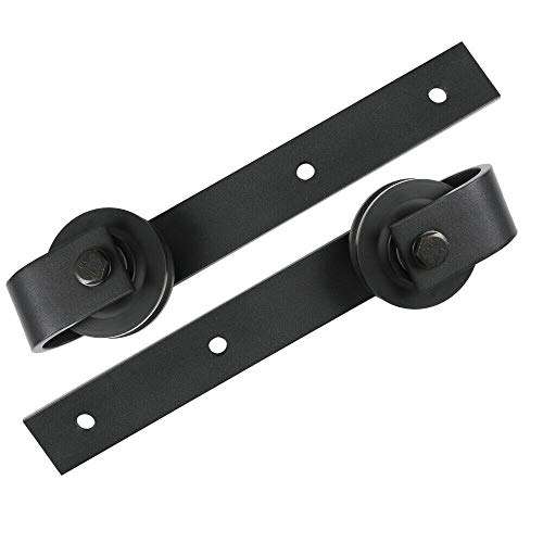 2pcs Sliding Barn Door Hardware Hangers Rollers f 1 3/16-2" Thickness Door Panel - M09 1