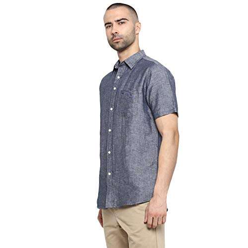Red Tape Men's Solid Regular fit Casual Shirt (RSH6434A_Navy_M 2
