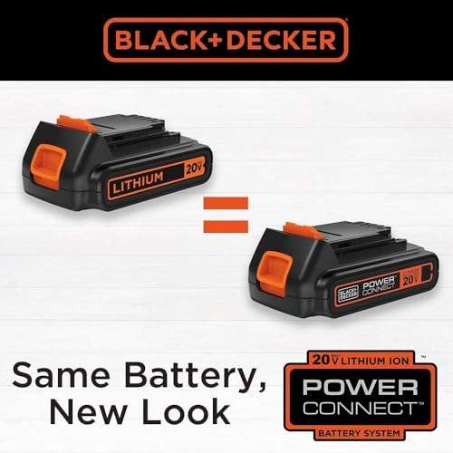 BLACK+DECKER 20V MAX* Cordless Sweeper with Power Boost, Leaf Blower with Battery and Charger (LSW321) 6