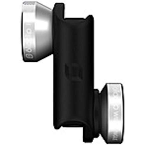 olloclip 4-IN-1 Lens for iPhone 6/6s and 6/6s Plus Silver Lens/Black Clip (Wide-Angle, Fisheye and Macro Lens) 1