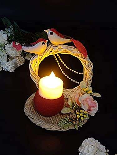 3A Featuretail Natural Willow Ring for Craft Work, Wreath Making, Christmas Decor, Wall/Door Decoration DIY Craft (Pack of 2, 6 Inch Cane Rings) 3