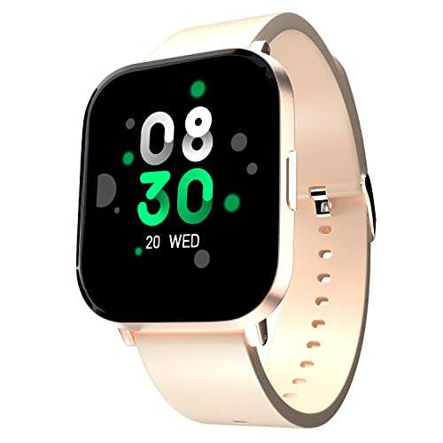 Fire-Boltt Ninja 2 SpO2 Full Touch Smartwatch with 30 Workout Modes, Heart Rate Tracking, and 100+ Cloud Watch Faces, 7 Days of extensive Battery, Rose Gold 1