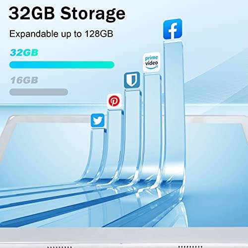 SZTPSLS Tablet 10.1 Inch Android 10.0 Tablet, Touchscreen Phone Tablets with Dual SIM Card Slot 2GB+32GB, Octa-Core, 128GB Expand Storage, HD 6000mAh, 2.4G Wi-Fi, Bluetooth, GPS (Silver) 4