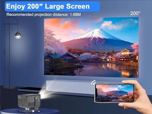 TOPTRO Q9 Max Projector 4K Ultra HD Support, HDMI ARC 16000 Lumens 270° Rotatable, Auto Focus1080P Native, Auto Keystone 5G WiFi, BT, YouTube, Netflix, Prime, Hotstar and More 5