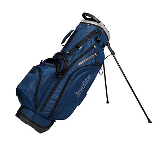 Tour Edge Hot Launch HL4 Golf Stand Carry Bag-Navy Silver (UBAHNSB03), One Size