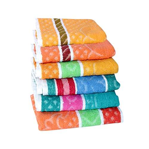BAAL 12 Pcs Cotton Hand Towels Soft for Kitchen/Bathroom Use 3
