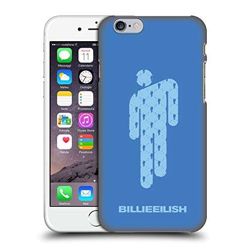 Official Billie Eilish Blohsh Blue Key Art Hard Back Case Compatible for iPhone 6 / iPhone 6s 1