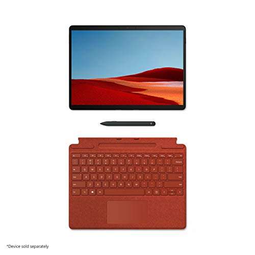 Microsoft Surface Pro X Signature Keyboard with Slim Pen (for Surface PRO X Tablets ONLY) (Poppy Red) 3