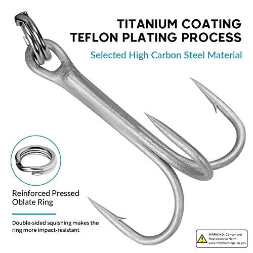 THKFISH Topwater Fishing Lures GT Popper Lures Saltwater Popper Lures Floating Fishing Lures Tuna Popper Lures with 3X Strong Hook Surf Fishing BlueLaser 1pc 5