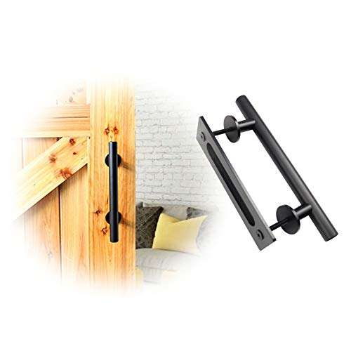 Heavy Duty Barn Door Handle Set, Large Rustic, for Gates Garages Sheds Furniture (Aluminum 12" Handle) 5
