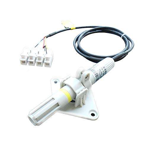 Taidacent Small Temperature and Humidity Transmitter Sensor RS485 Temperature Sensor Analog Temperature and Humidity Sensor Transmitter 0-10V / 0-5V (2 Wire Temperature and Humidity 0~5V Output) 2