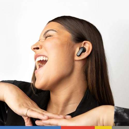 Skullcandy Rail ANC Wireless Earbuds, Bluetooth Headphones, Active Noise Cancelling, Up to 38 Hours Battery, Microphone for iPhone Android, Customizable via Skull-iQ App - True Black 5