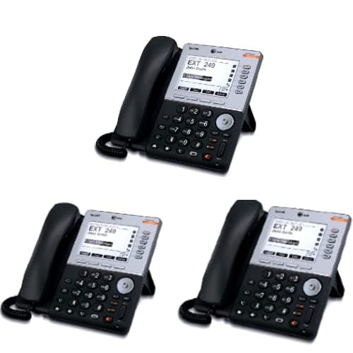 3 Pack Syn248 Sb35031 Corded Deskset Phone System, for Use with Sb35010 Analog Gateway