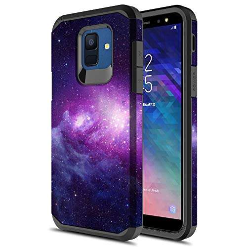 Torryka Samsung Galaxy A6 Case, Hybird Drop Protection Sleek Slim Dual Layer Shockproof Colorful Graphic Armor Case for Samsung Galaxy A6 2018/SM-A600 (Galaxy Stardust) 1