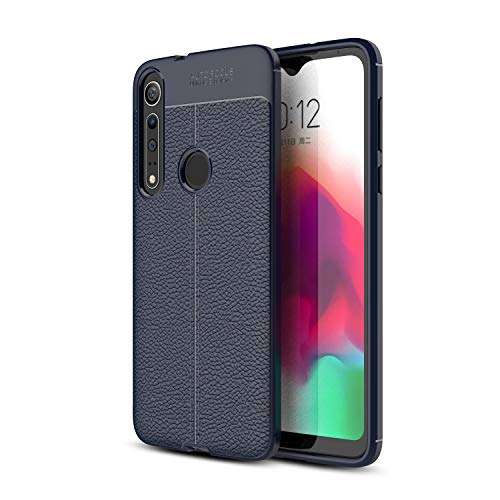 Phone PC Case For Motorola Moto G8 Play Case,for Moto One Macro Case,Shockproof High Impact Tough Rubber Rugged Hybrid Case Protective Anti-Shock Shatter-Resistant Mobile Phone CaseLeather texture Sma 1