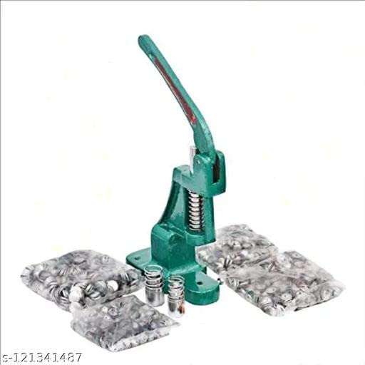 OMX 1 PC, Button Machine | Long Lasting & Durable Button Maker | Made of Heavy Cast Iron Material and Soft Grips | Fabric Covered Button Maker 4