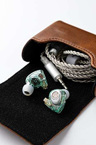 SIMGOT EM2 Hi-Res in Ear Monitor Headphones, Hybrid Balanced Armature Dynamic Driver IEM Earphones for Musician, Church, HiFi Wired Earbuds with Detachable Cable, Noise Isolating Gaming Earbuds(Green) 3