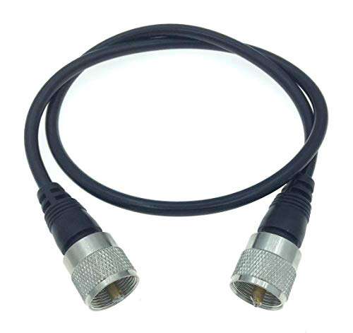 RedYutou RG58 cb Antenna cb Radio CB Coax Cable UHF PL259 Male to UHF PL259 Male (60cm) 1
