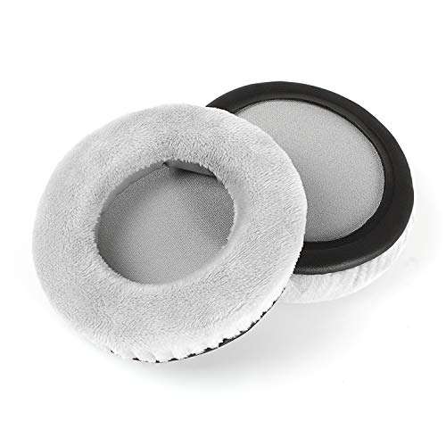 YDYBZB DT770 Velour Ear Pads Replacement Cushions Earpads Foam Pillow Compatible with Beyerdynamic DT 990 Pro DT 770 Pro DT990 DT770 Pro Headphone (Grey) 5
