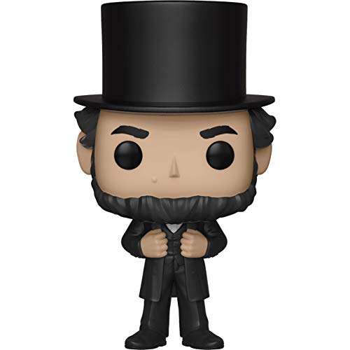 Abraham Lincoln (Target Exc): Fun ko Pop! Icons Vinyl Figure & 1 Compatible Graphic Protector Bundle (010 - 41710 - B) 3