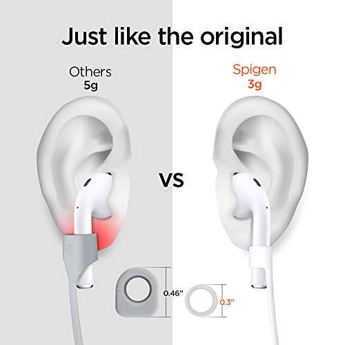 Spigen RA100 Designed for AirPods Strap for Apple Airpods 1 & 2 [NOT Compatible with Airpods Pro] - White 2