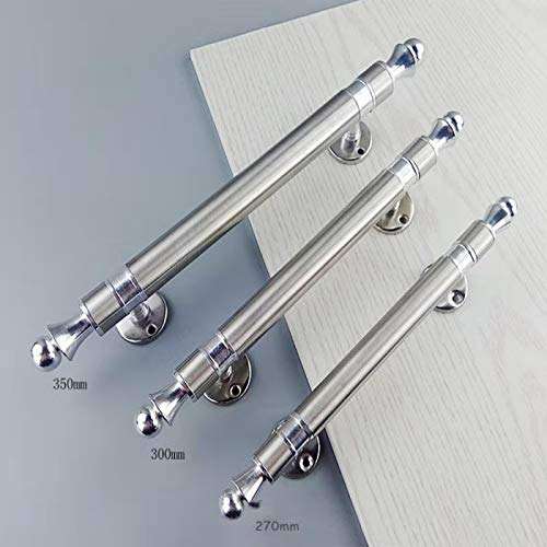 Wooden Furniture Door Handles 270mm / 300mm / 350mm Sliding Door Handle, for Bathroom, Bedroom, Restaurant, Closet 2 Pack,270mm 3
