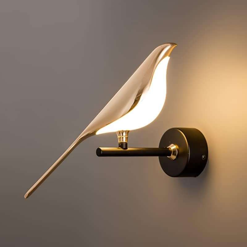 Lamp master Golden Bird Wall Light for Living Room, Modern Wall Lamps for Bedroom, Wall Lights for Home Decoration, Bedside Wall Lamp Scone for resturant/Cafe 1