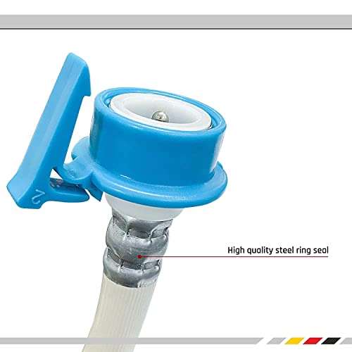 4 Meter Ultra Flexible Water Inflow-Inlet Hose Pipe for Fully Automatic Top Load And Front Load Washing Machine (Rarest Quality 6.2MM Thick) 4