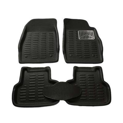Generic - WV01RCA08834 goodway car mat 3D car Foot mat 3D car Floor mat (Black) for Maruti Wagon r VXI abs Petrol | Black