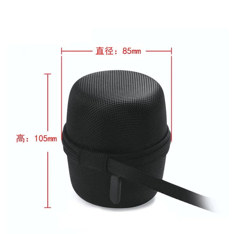 XinGeeek Speaker Carrying Case for Sony SRS-XB100 Portable Travel Speaker Hard Case Protective Storage Bag for Sony SRS-XB100 Bluetooth Speaker with Zipper and Handle, Black 4
