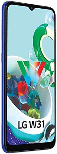 LG W31 (Midnight Blue, HD+ FullVision Display, 4GB/64GB Storage) | 4000 mAh Battery with MediaTekHelio G25, 2.0GHz Octa-Core Processor, Small 6