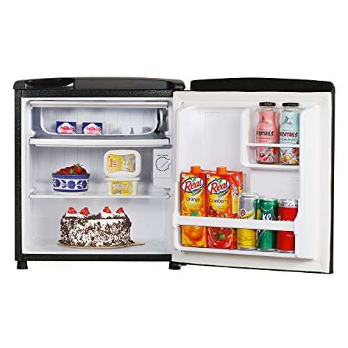 Haier 53 L 2 Star Direct-Cool Single Door Mini Refrigerator (HR-65KS, Black) 5