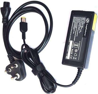 Lapfuture Laptop Charger for Lenovo Part N. ADLX65NLC3A 20V 3.25A 65W USB Type Yellow Square Pin Laptop Adapter with Power Cord Free
