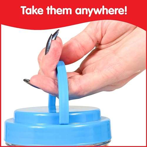 Edx Education Dinosaur Counters - Mini Jar Set of 32 - Learn Counting, Colors, Sorting and Sequencing - Math Manipulative for Kids 4