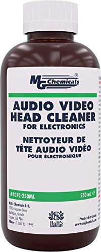 MG Chemicals 407C-250ML Audio/Video Head Liquid Cleaner, 250 ml Bottle 1