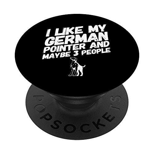 German Shorthaired Pointer Dog Owner Coffee PopSockets Grip and Stand for Phones and Tablets 1