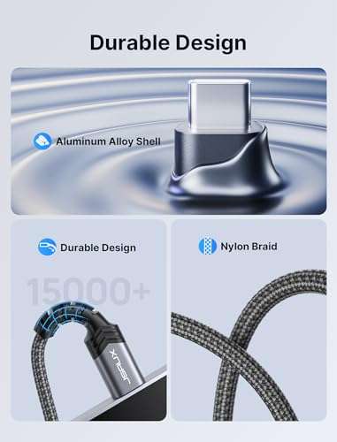 JSAUX USB Type C to 3.5mm Female Headphone Jack Adapter, USB C to Aux Audio Dongle Cable Cord Compatible with iPhone 17 Pro Max/16 Pro/15, Samsung Galaxy S24/S23/S22 Ultra, iPad Pro, Pixel 9/8 Grey 6