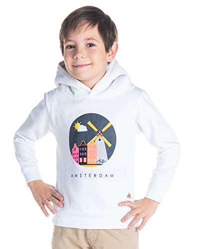 Cherry Crumble Boy's Cotton Sweatshirt (WS-SWSHRT-2270_White_2-3 Years)